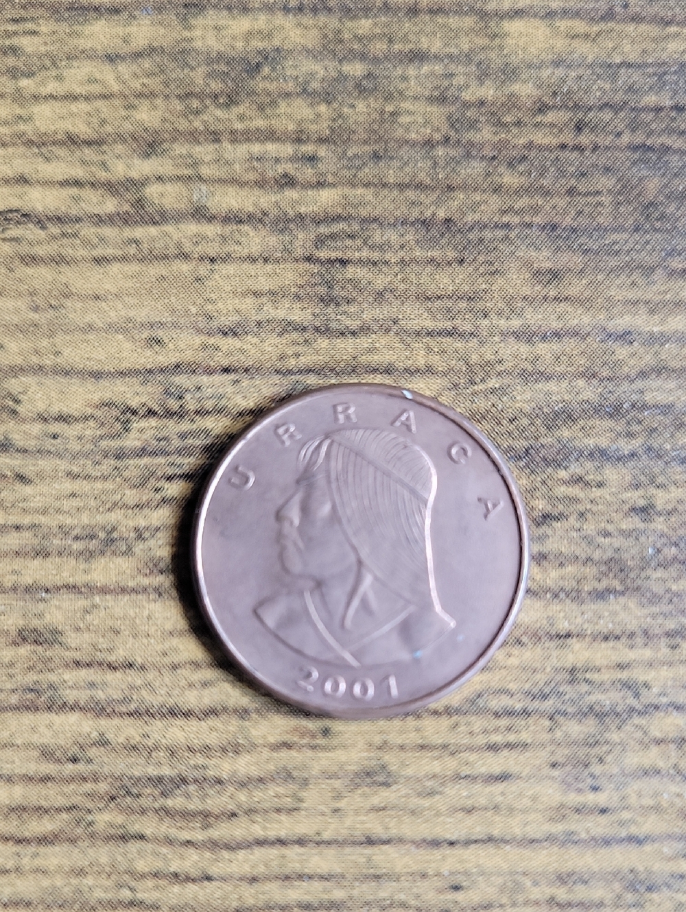 2001 Panama Coin - Copper Tone